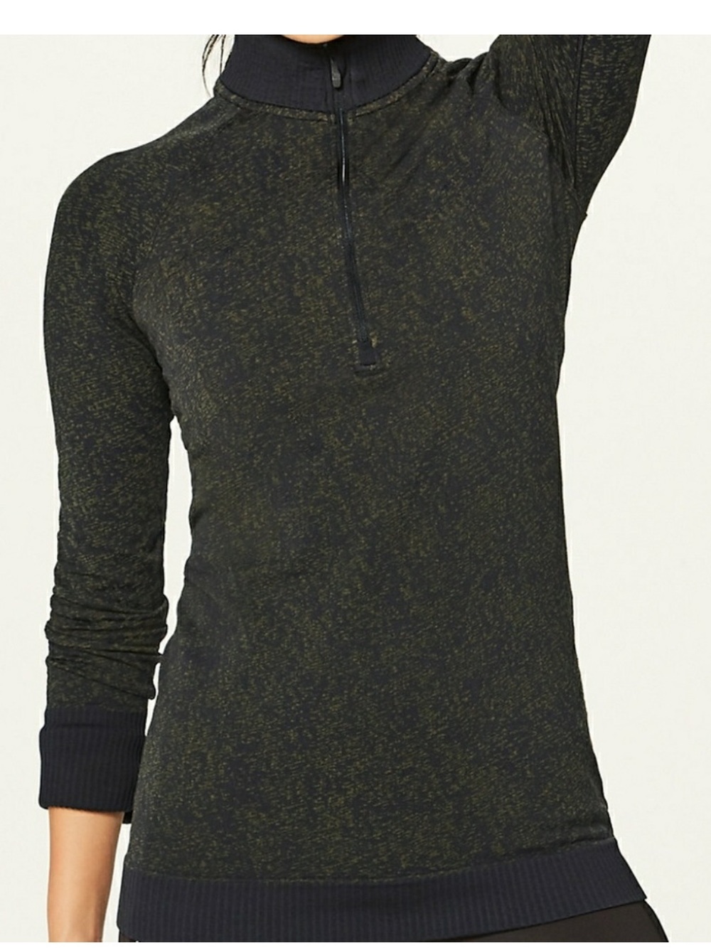 LULULEMON REST LESS 1/2 ZIP PULLOVER 10